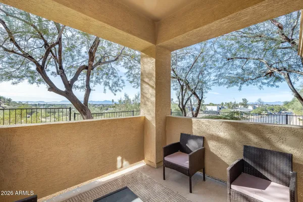 a view of outdoor space with seating area