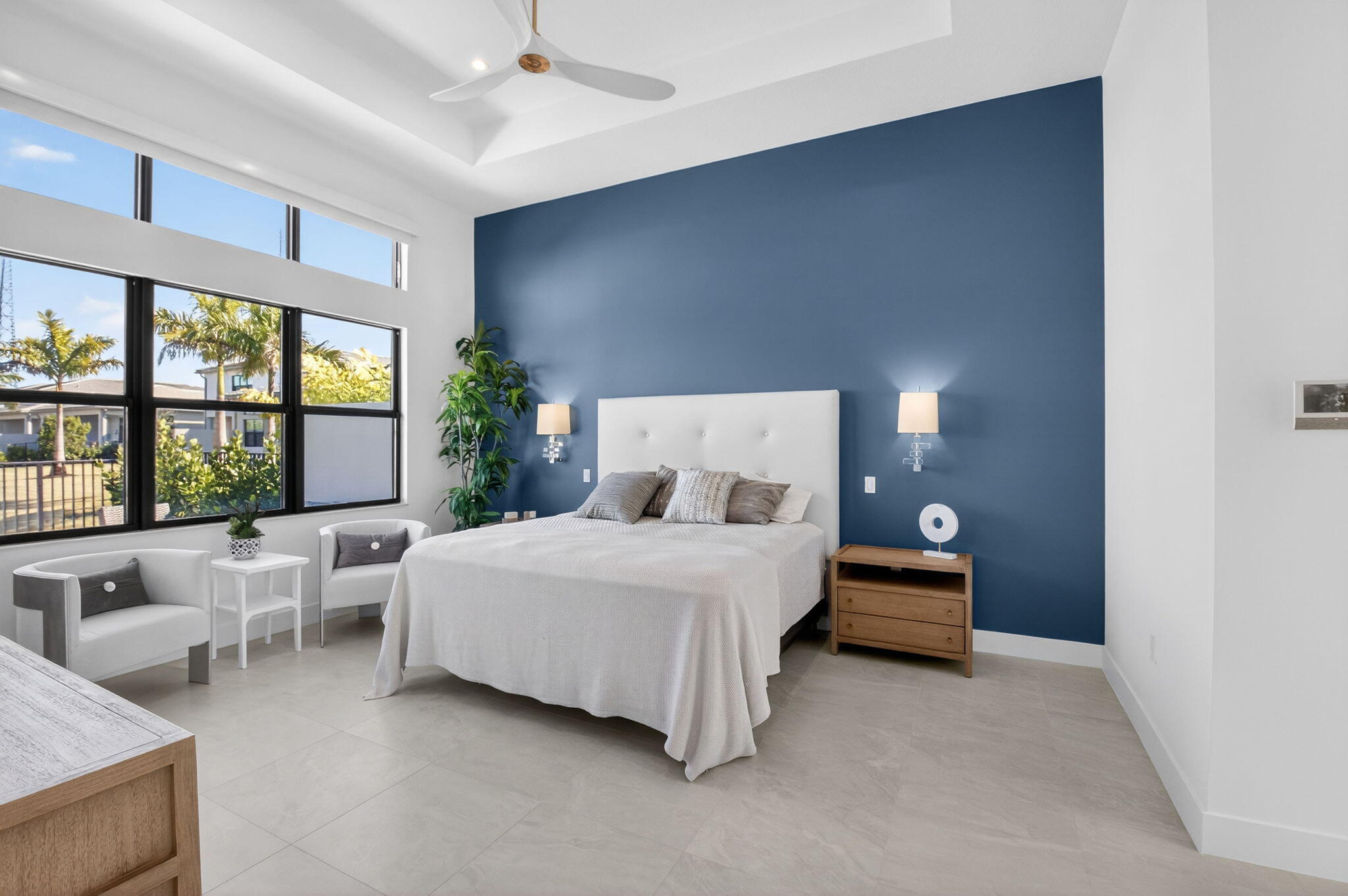 20370 Whistling Straits Way Boca Raton, FL 33434 - Photo 12 of 41 a spacious bedroom with a bed and large windows