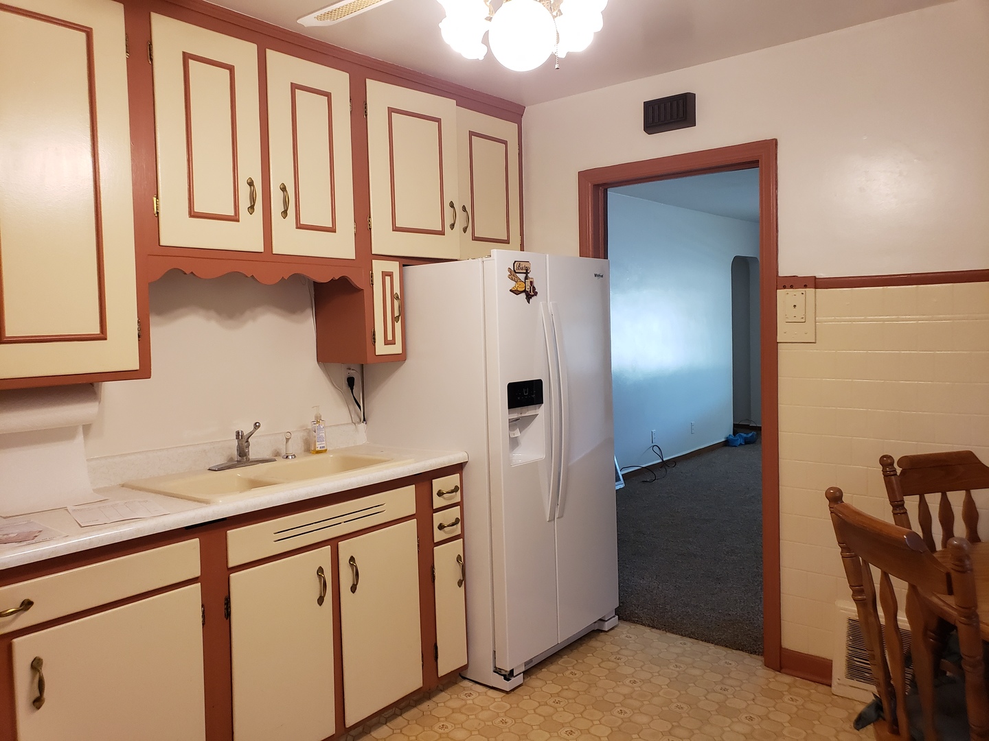Undisclosed Address Kankakee, IL 60901 - Photo 7 of 35 a bathroom with a sink and a mirror