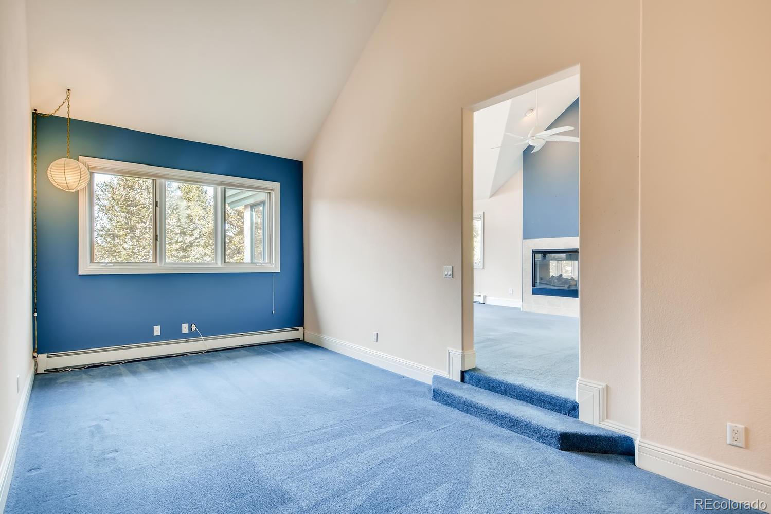 3883 Mountainside Trail Evergreen, CO 80439 - Photo 25 of 36 an empty room with windows and closet