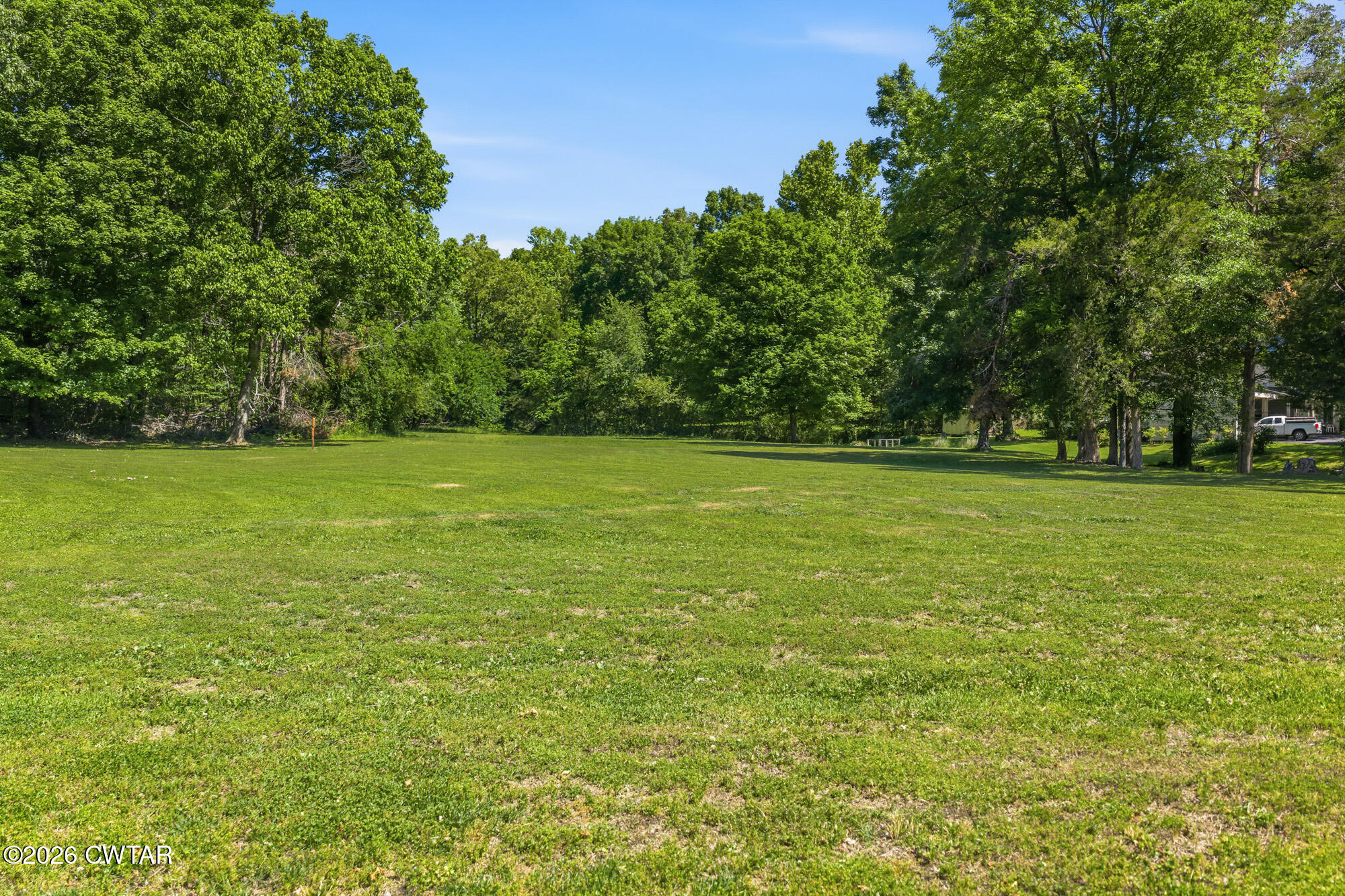 8932 Mt Carmel Road Decaturville, TN 38329 - Photo 45 of 47 a view of a green field with trees in the background