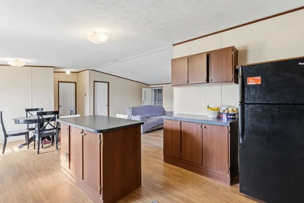 a bedroom with a bed and a closet