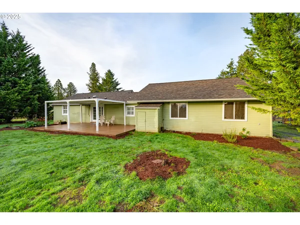 a view of dining area with wooden floor
