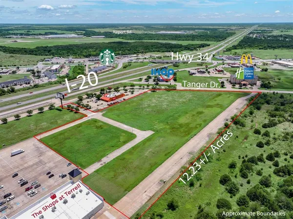 an aerial view of a and outdoor space