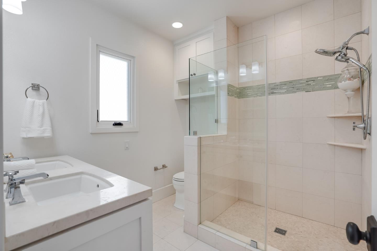 536 Fierro Loop Campbell, CA 95008 - Photo 29 of 57 a bathroom with a sink shower and a mirror