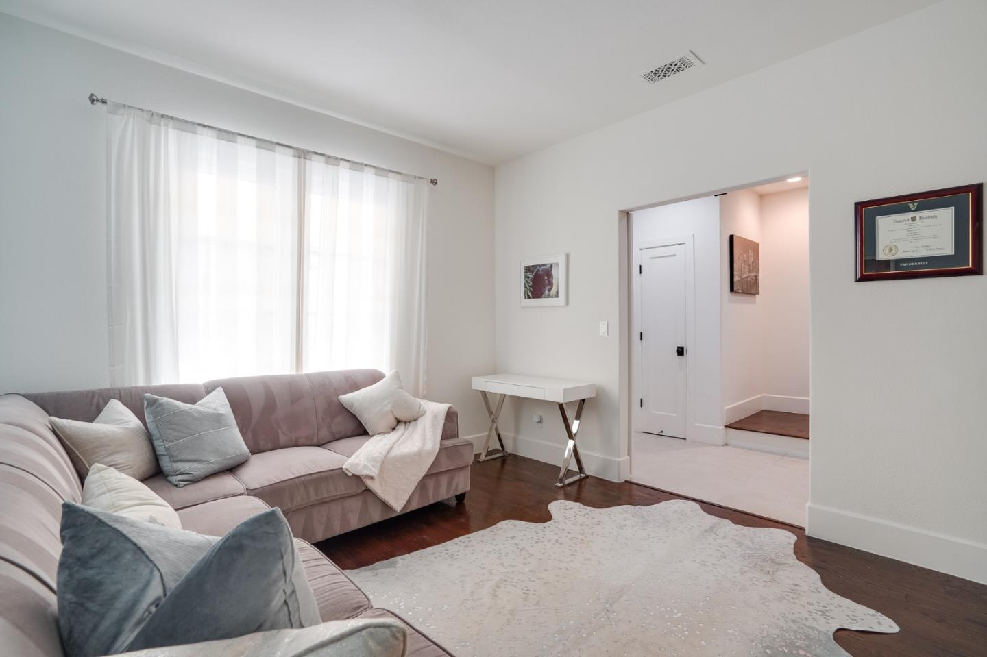 536 Fierro Loop Campbell, CA 95008 - Photo 10 of 57 a living room with a couch and a window