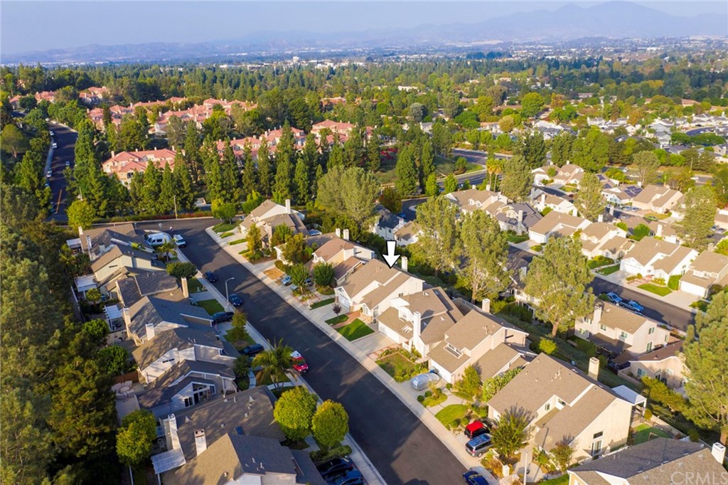 10 Windflower Aliso Viejo, CA 92656 - Photo 33 of 41 Arrow Shows Home Location with Views of Saddleback Mountains to the East