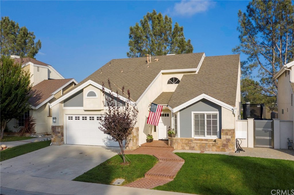 10 Windflower Aliso Viejo, CA 92656 - Photo 39 of 41 Front View Showing New Side Wall with Stainless Steel Gate