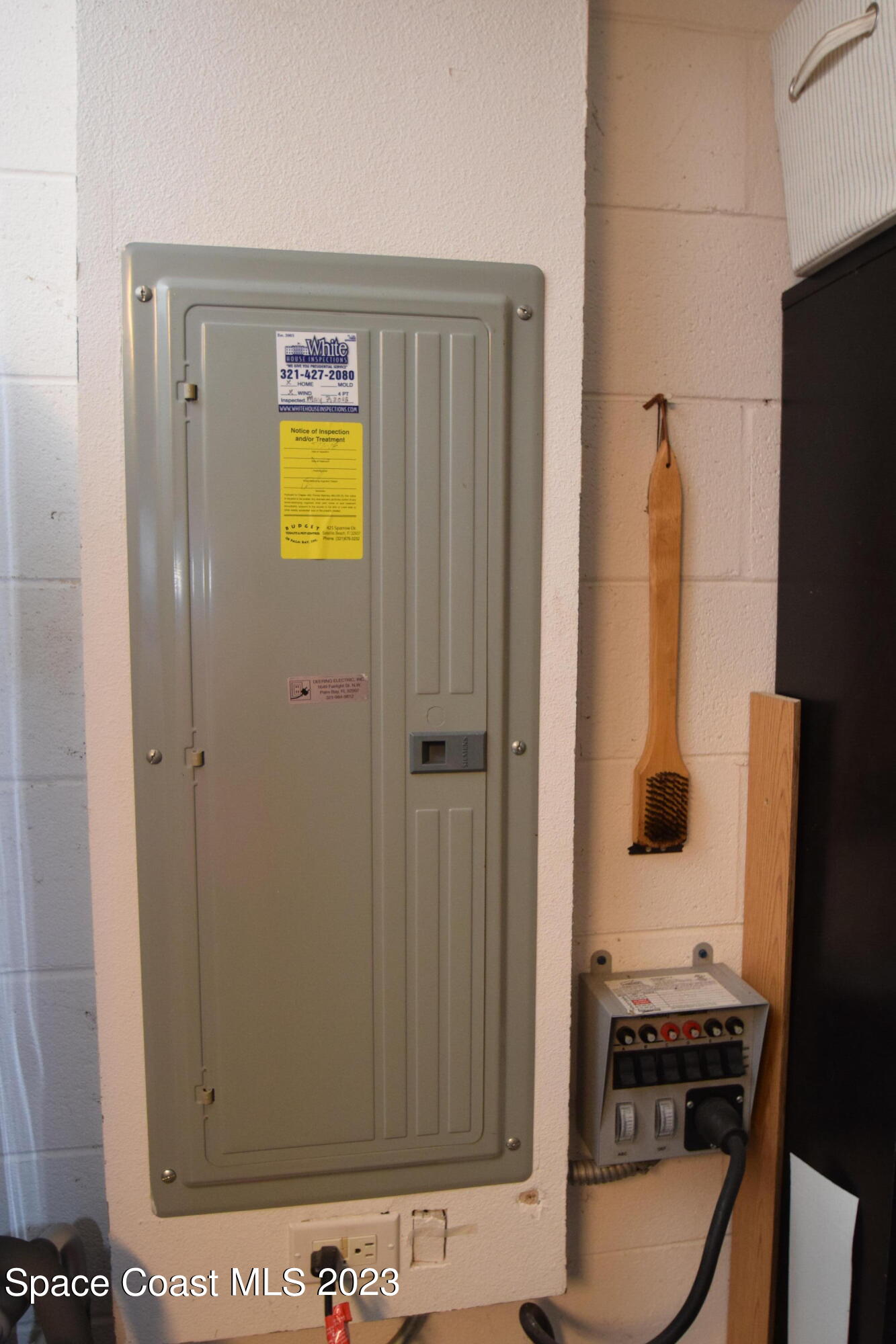 2190 Spring Creek Circle Palm Bay, FL 32905 - Photo 45 of 73 a bathroom with a sink and a mirror