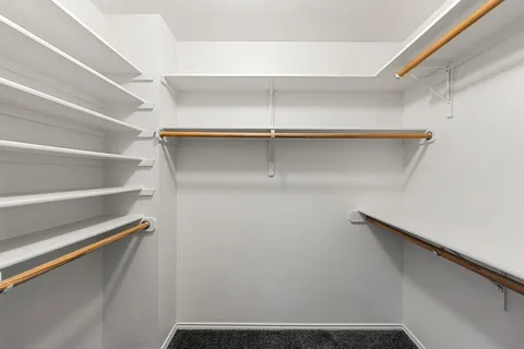 a close view of closet