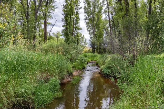 a view of a lake view with houses