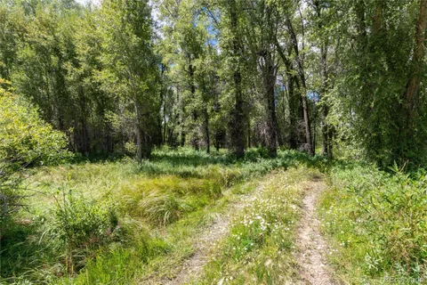 a view of outdoor space and green space