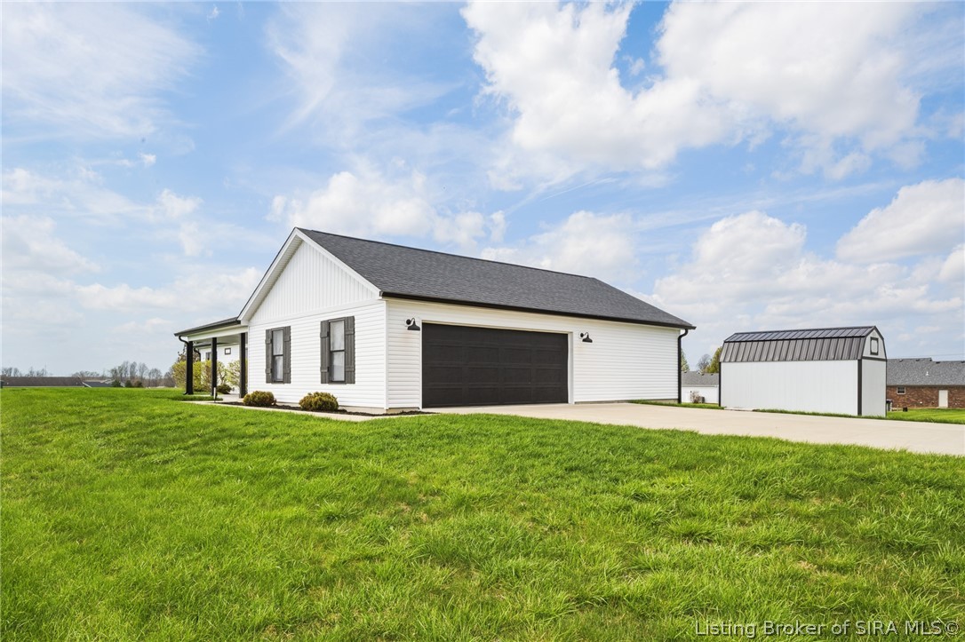 8301 Salem Church Road Charlestown, IN 47111 - Photo 11 of 55 2+ car garage with additional driveway parking