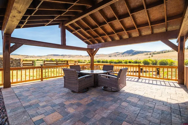 a backyard of a house