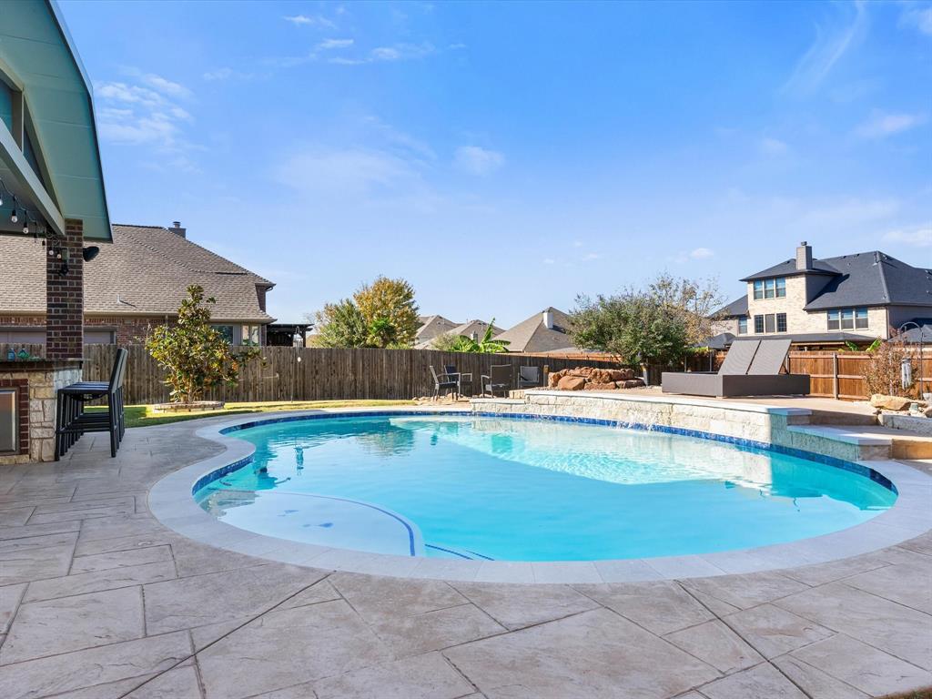 5365 Royal Lytham Road Fort Worth, TX 76244 - Photo 33 of 37 a view of a swimming pool and lounge chairs