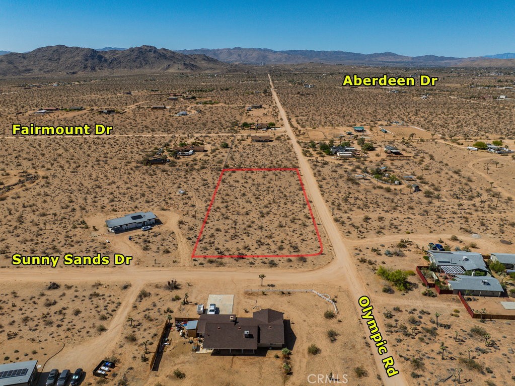 with view of city and mountain