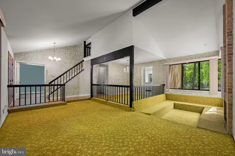 a view of an indoor swimming pool