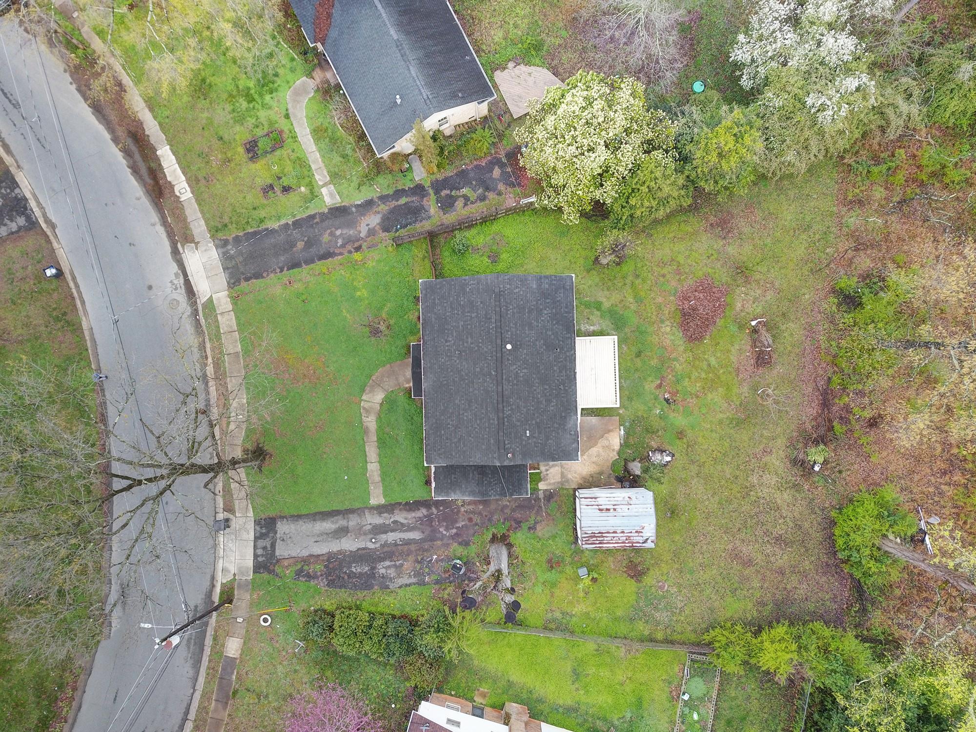 6425 Springfield Drive Charlotte, NC 28212 - Photo 35 of 37 an aerial view of a house with a yard