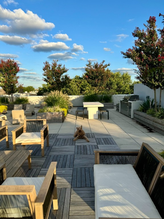 189 Conover Street, Unit 2A Brooklyn, NY 11231 - Photo 20 of 27 a terrace with outdoor seating and city view