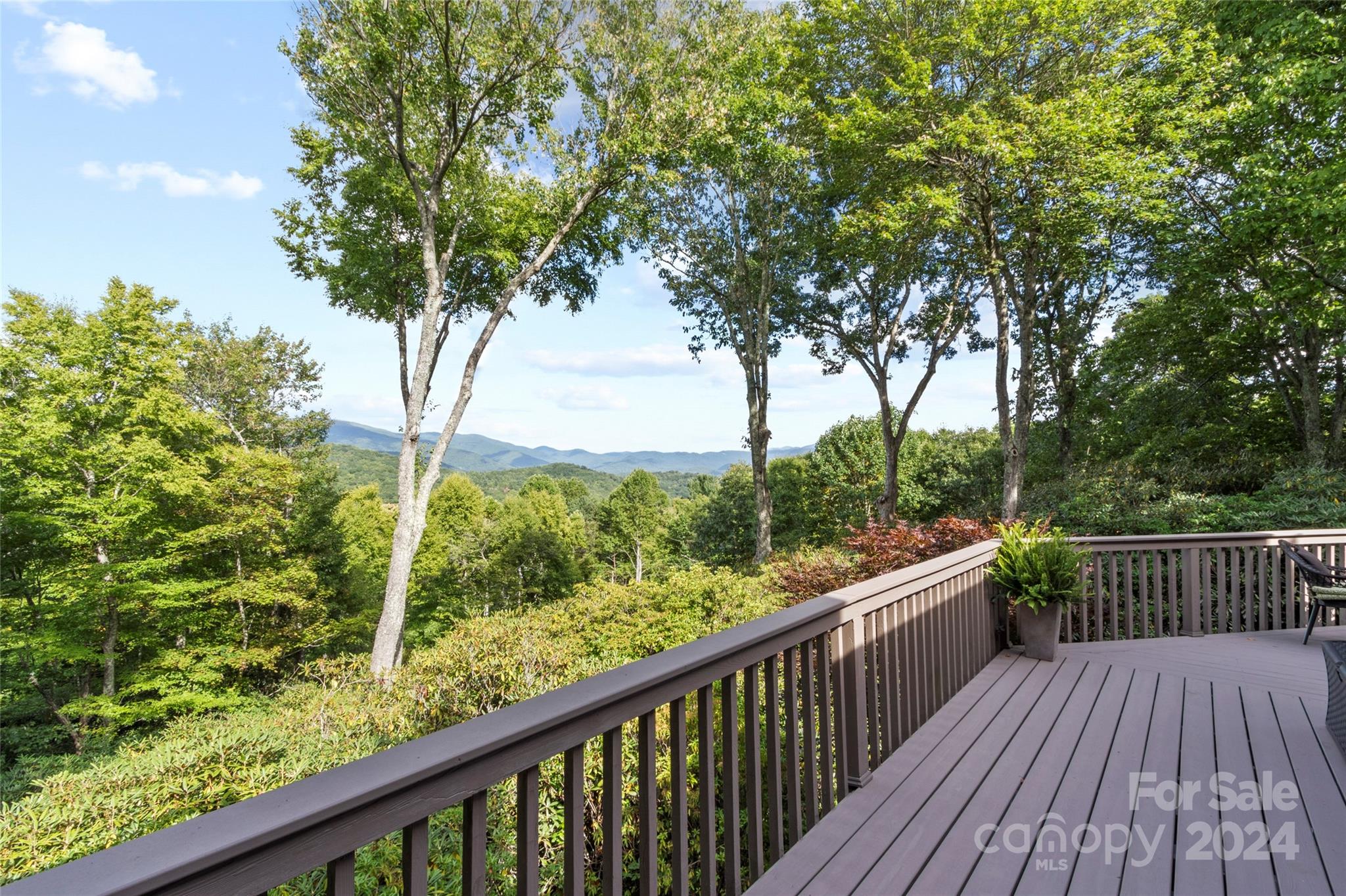 30 Pinkerton Corner Fairview, NC 28730 - Photo 13 of 31 a view of balcony with wooden floor and outdoor space