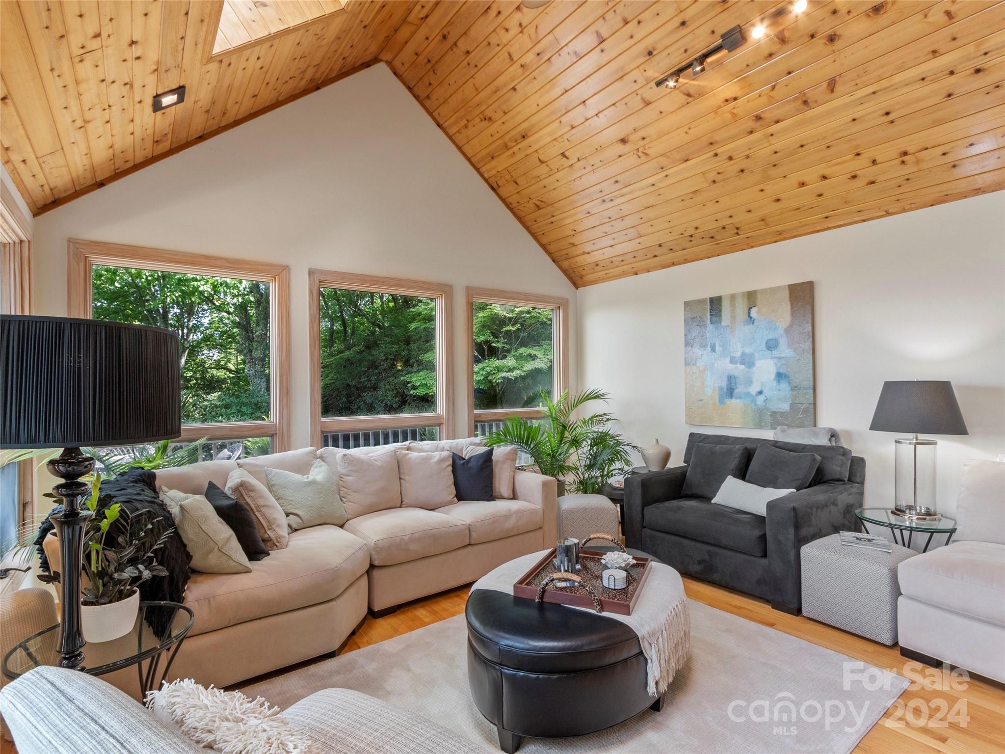 30 Pinkerton Corner Fairview, NC 28730 - Photo 5 of 31 a living room with furniture and a large window