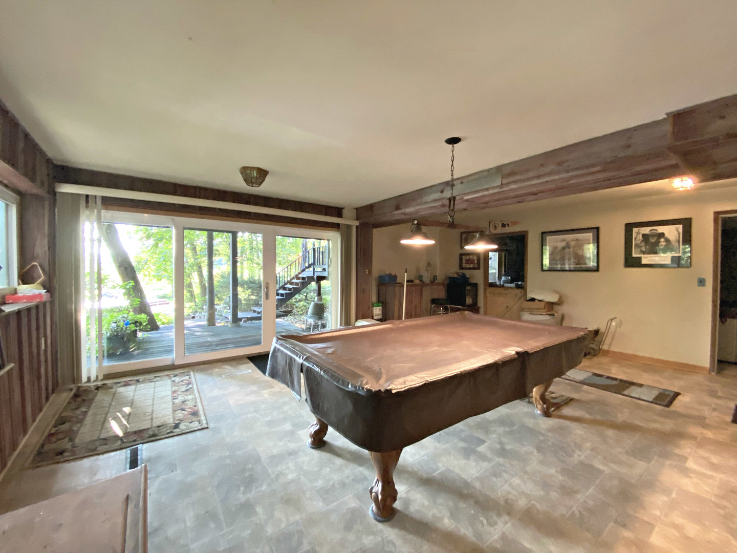 17301 O'Brien Road Harvard, IL 60033 - Photo 25 of 33 a room with pool table and large windows