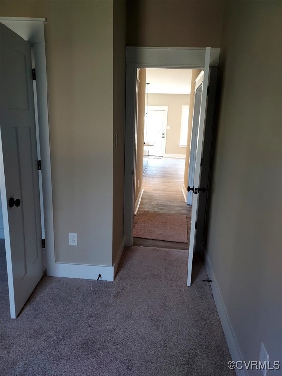 14271 Stage Road Lanexa, VA 23089 - Photo 13 of 14 Hallway featuring light carpet