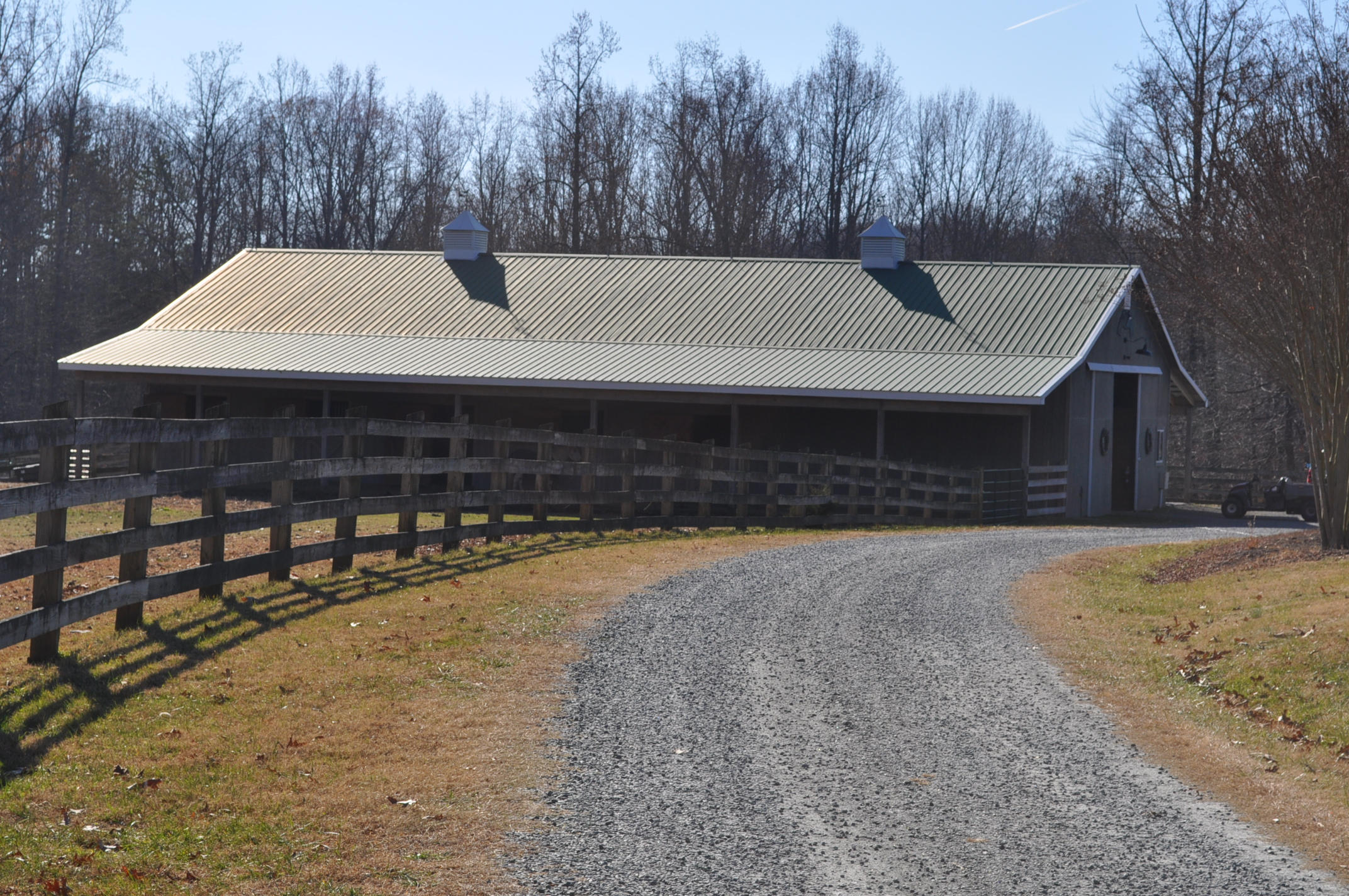 Lot 29 Waters Edge Drive Penhook, VA 24137 - Photo 5 of 11 a view of a backyard with a trampoline