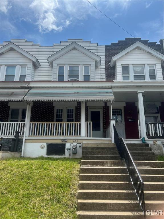 524 Greenleaf Street Allentown, PA 18102 - Photo 1 of 26 front view of a house with a yard