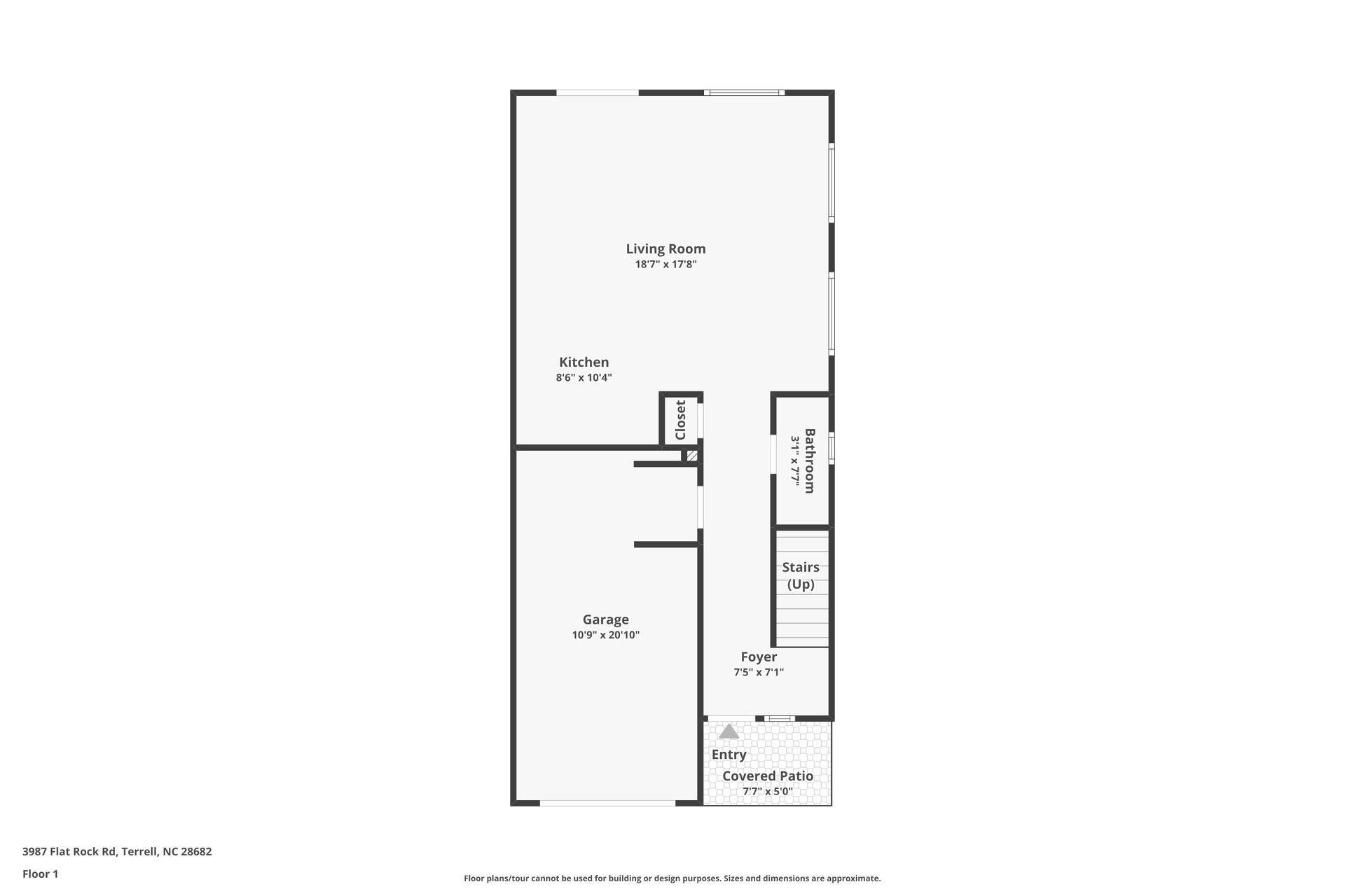 3987 Flat Rock Road Terrell, NC 28682 - Photo 2 of 17 a picture of a bathroom with mirror