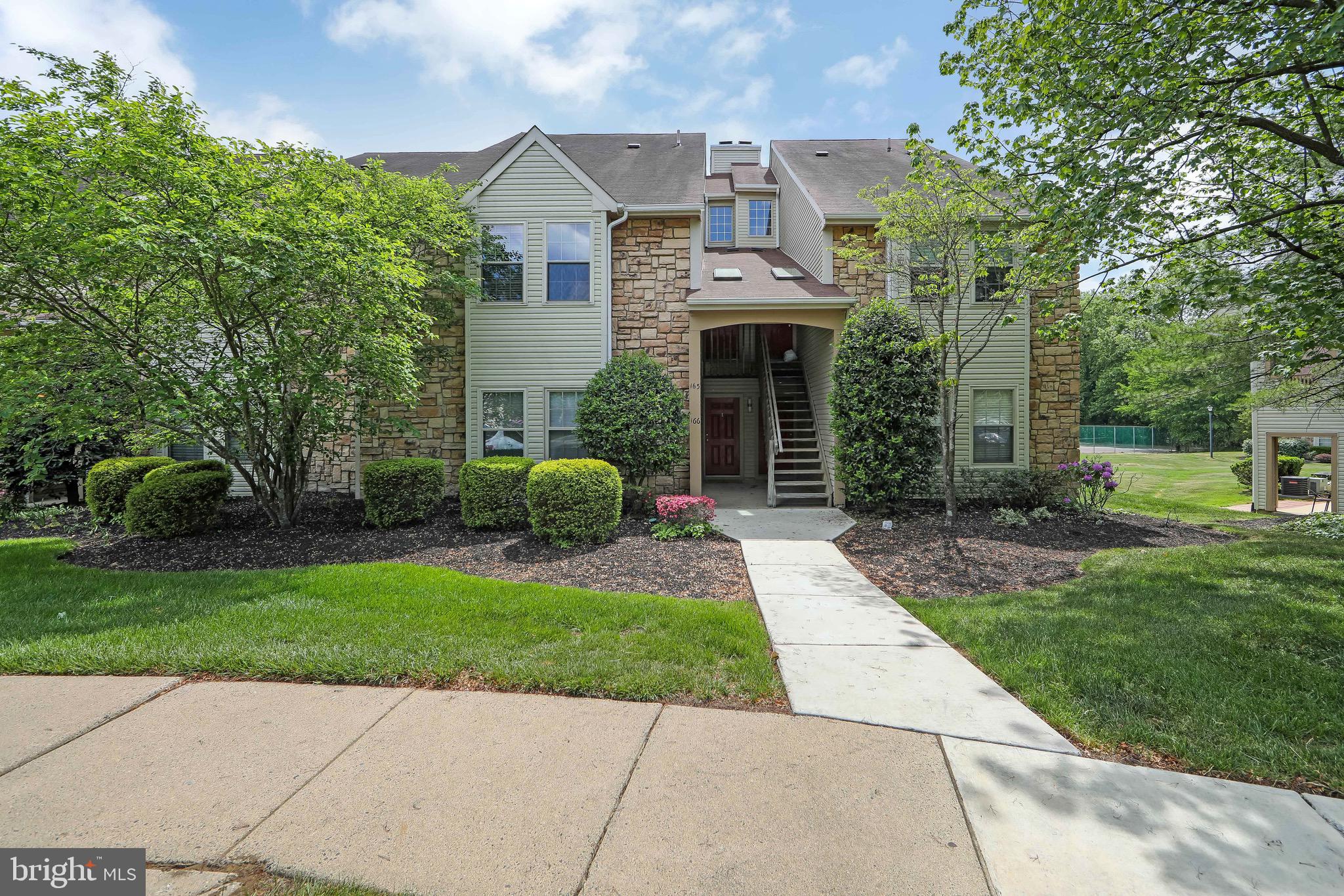 166 Tavistock Cherry Hill, NJ 08034 - Photo 2 of 38 front view of house with a yard