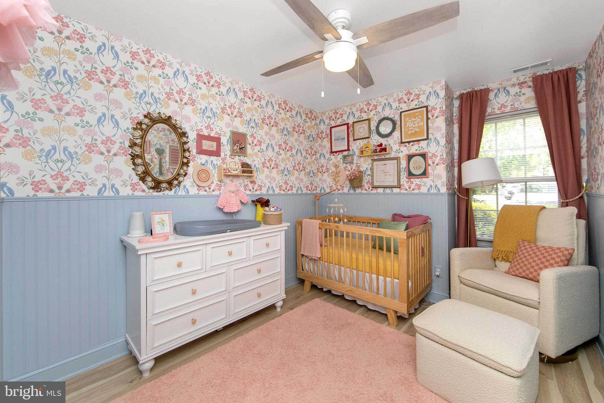 166 Tavistock Cherry Hill, NJ 08034 - Photo 22 of 38 a bedroom with furniture and a baby crib