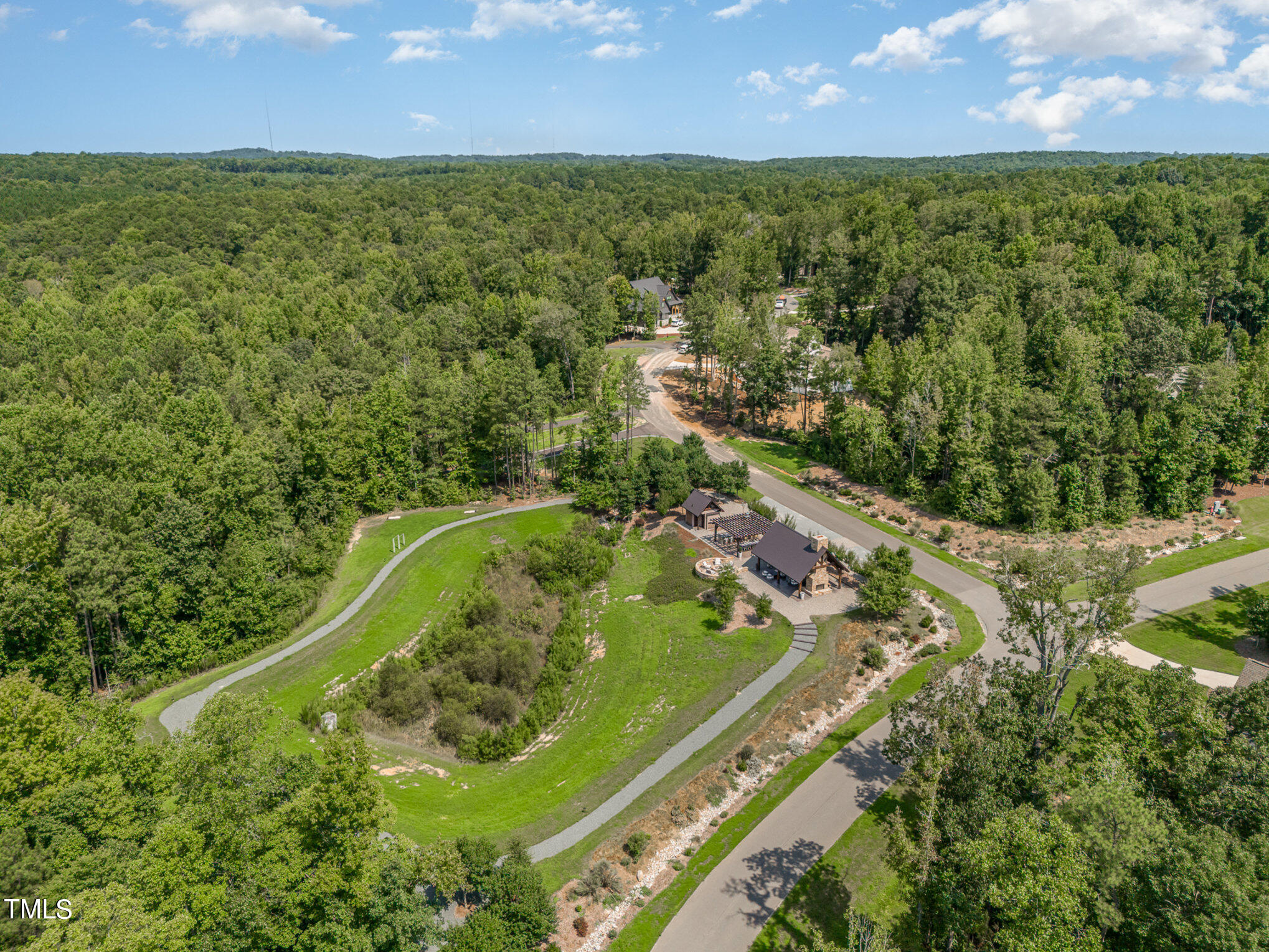 222 Kenwood Lane Pittsboro, NC 27312 - Photo 9 of 24 an aerial view of a residential houses with outdoor space and street view