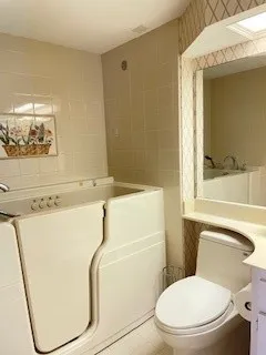 a view of outdoor space with wooden floor