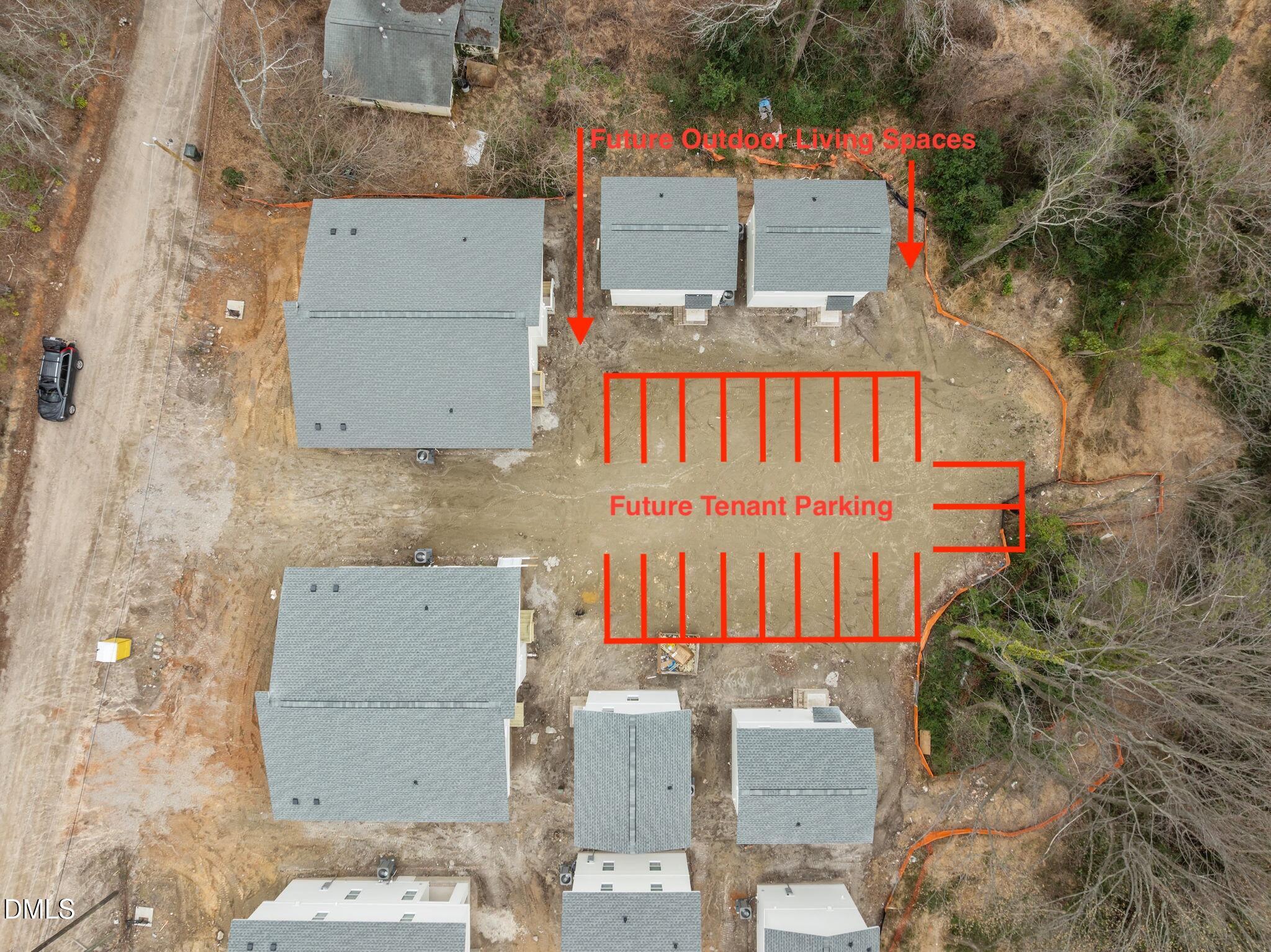 2811 Wilcox Place, Unit 101 Raleigh, NC 27607 - Photo 9 of 29 an aerial view of residential house with outdoor space