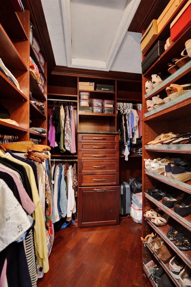 3936 Cascade Terrace Weston, FL 33332 - Photo 47 of 90 a view of walk in closet with clothes