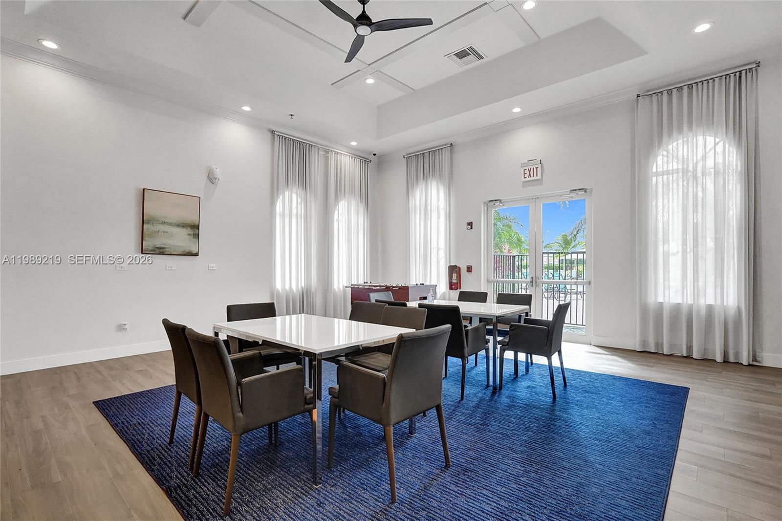 3936 Cascade Terrace Weston, FL 33332 - Photo 81 of 90 a view of a dining room with furniture and wooden floor