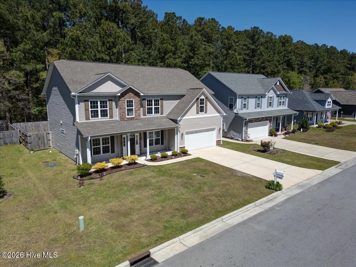 326 Station House Road New Bern, NC 28562 - Photo 32 of 35 Left Aerial View of property