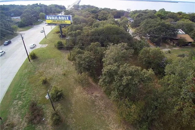 a aerial view of a house