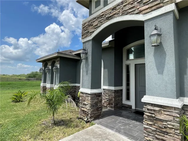 a view of a house with a balcony