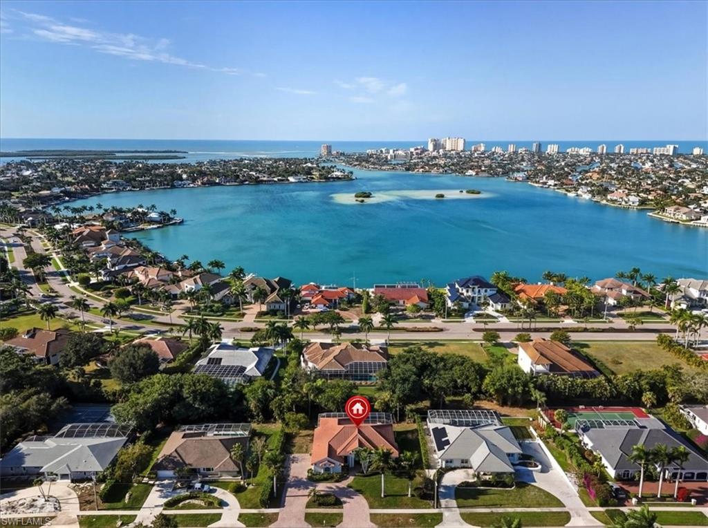 560 Inlet Drive Marco Island, FL 34145 - Photo 2 of 32 Roberts Bay / Gulf and Downtown Aerial view of residential area with a nearby body of water