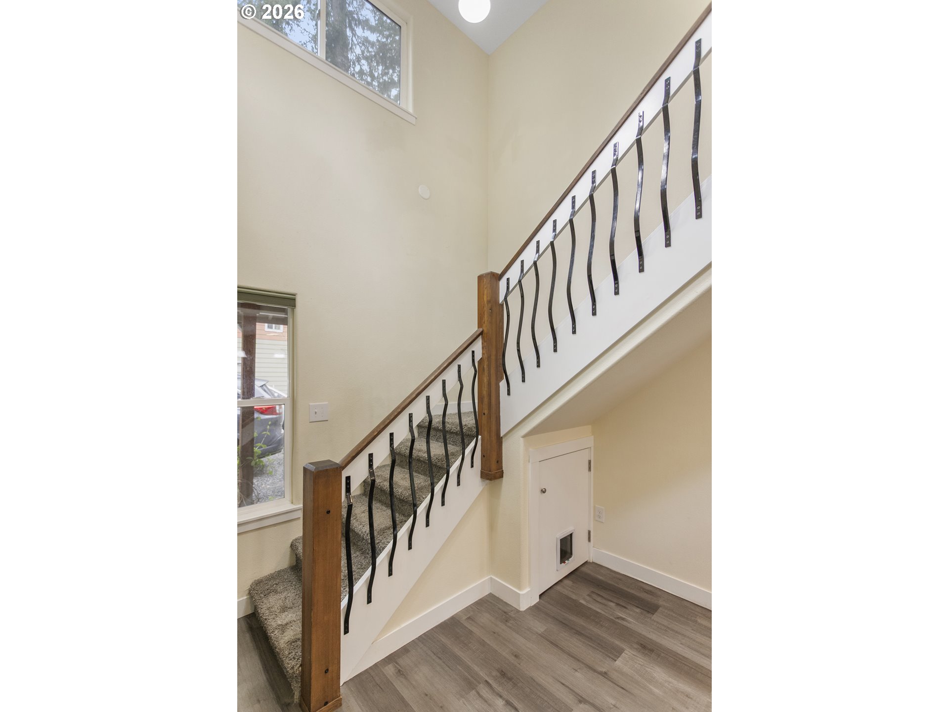 23575 East Gumjuwac Road Welches, OR 97067 - Photo 18 of 48 a view of staircase with railing and white walls