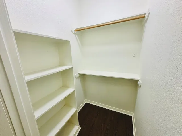 a view of walk in closet