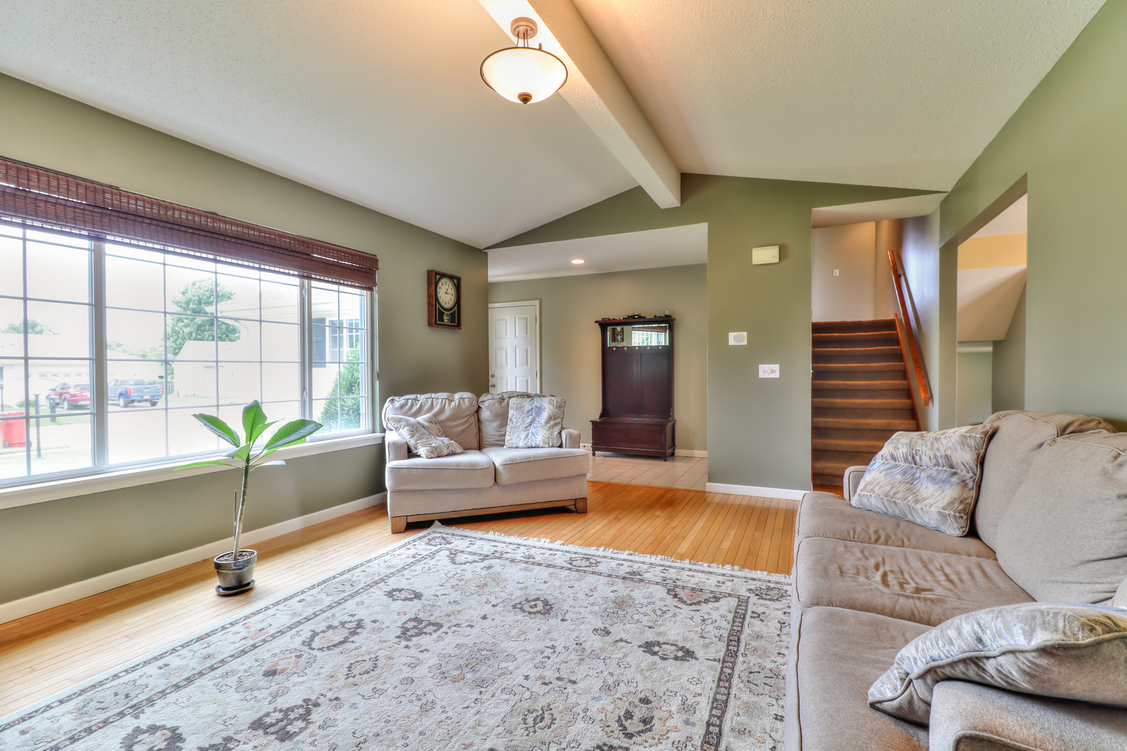 3202 Sharon Drive Champaign, IL 61822 - Photo 14 of 37 a living room with furniture and a large window
