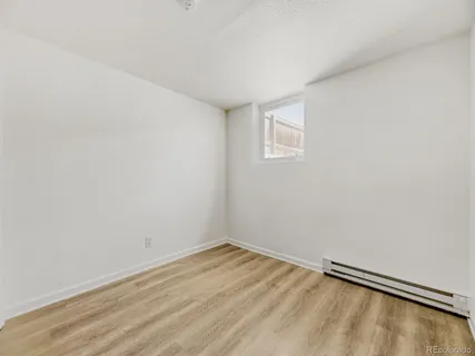 wooden floor in a room