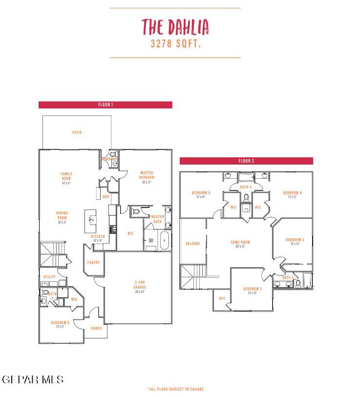 6987 Levee Circle Anthony, NM 88021 - Photo 36 of 36 FP Plan
