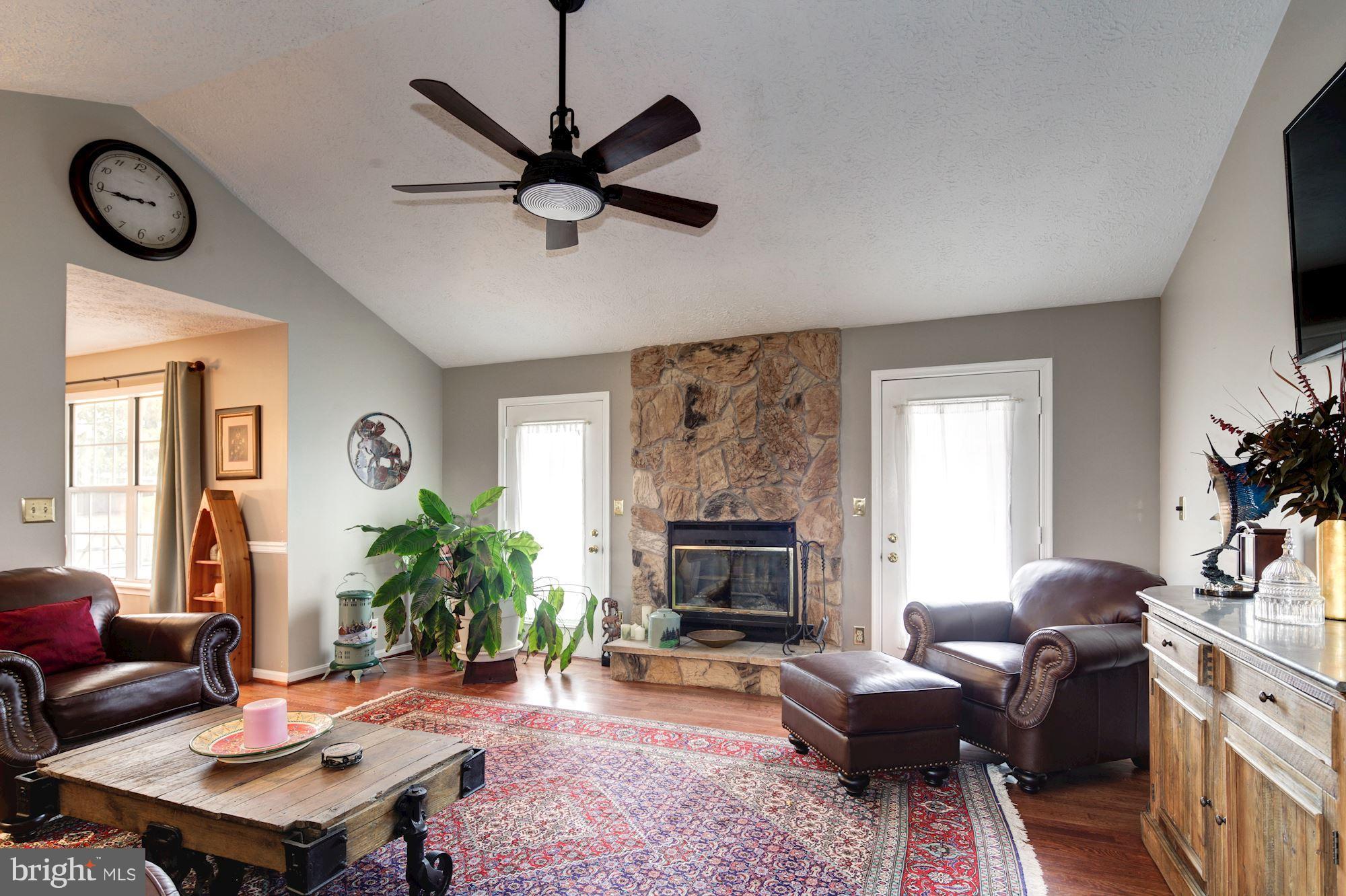 3891 Gamber Road Finksburg, MD 21048 - Photo 14 of 30 Living Room with stone fireplace
