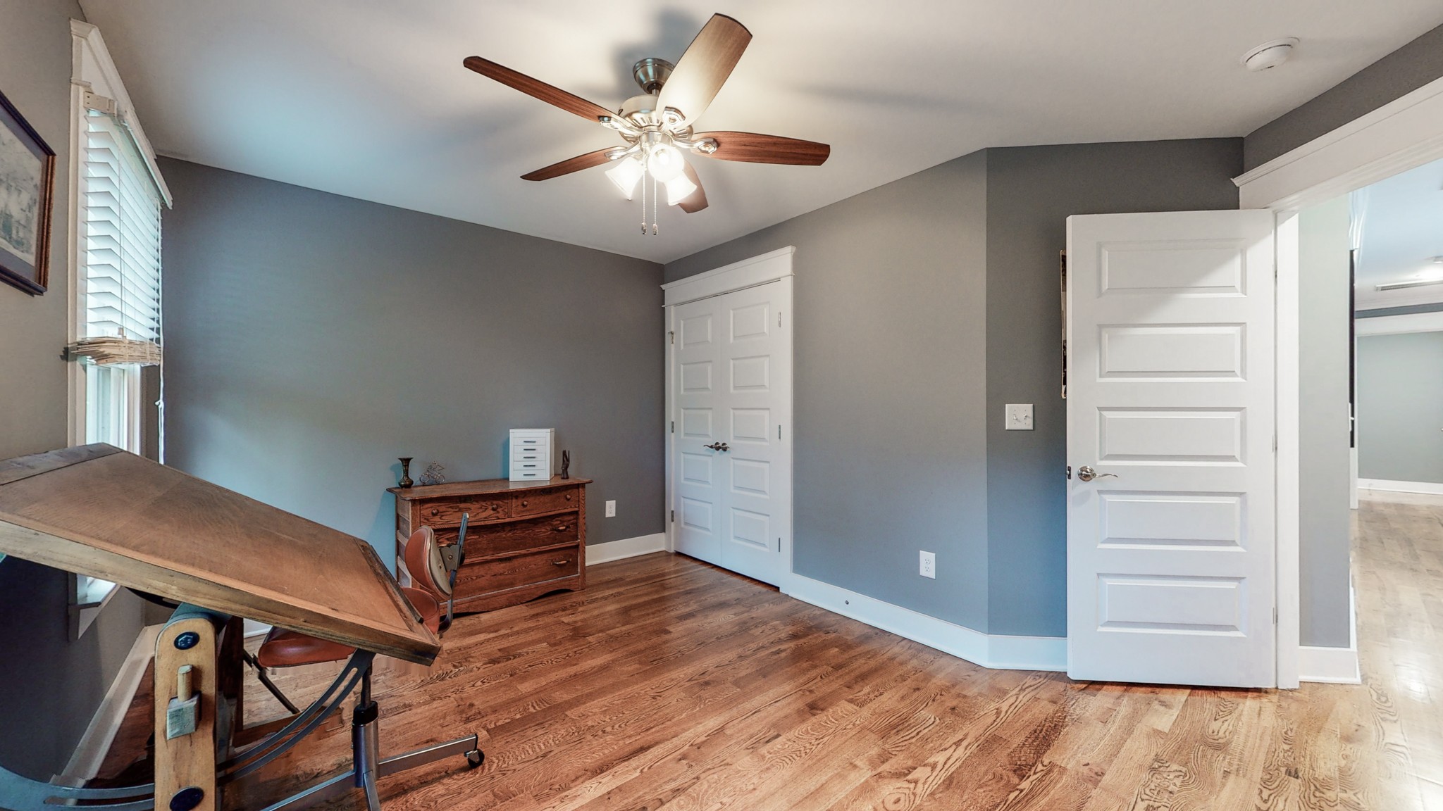 2007 Overby Road, Unit A Nashville, TN 37207 - Photo 27 of 29 a view of a workspace with furniture and wooden floor