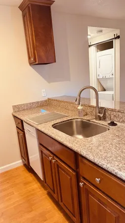 a close view of sink and tap