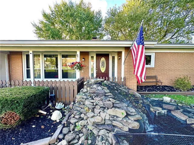front view of a house with a porch